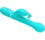 Pretty Love Flirtation PRETTY LOVE — DEJON RABBIT VIBRATOR 3 IN 1 DAUDZFUNKCIJAS AQUA GREEN