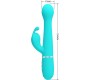 Pretty Love Flirtation PRETTY LOVE — DEJON RABBIT VIBRATOR 3 IN 1 DAUDZFUNKCIJAS AQUA GREEN