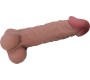 Pretty Love High Grade PRETTY LOVE - SLIDING SKIN SERIES REALISTIC DILDO WITH SLIDING SKIN SUCTION CUP BROWN 24 CM