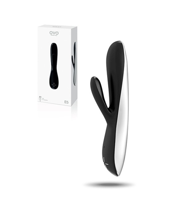 OVO E5 RECHARGEABLE VIBRATOR BLACK