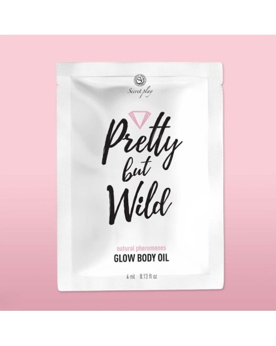 Secret Play PRETTY AND WILD GLOW BODY OIL SACHET 4ML