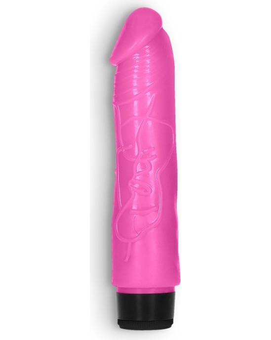 GC 8" THICK REALISTIC DILDO VIBE PINK