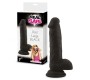 Toyz4Lovers REAL SAFE ROD LARGE SILICONE DILDO BLACK