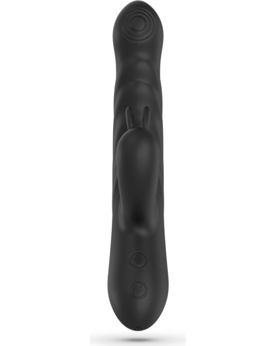 Crushious LAPIN TRUSTING RABIT VIBRATOR BLACK