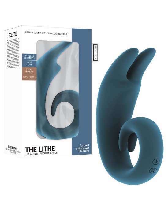 Mjuze THE LITHE RECHARGEABLE VIBRATOR BLUE