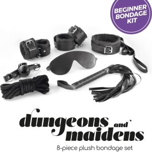 Crushious DUNGEONS & MAIDENS BDSM KIT BLACK