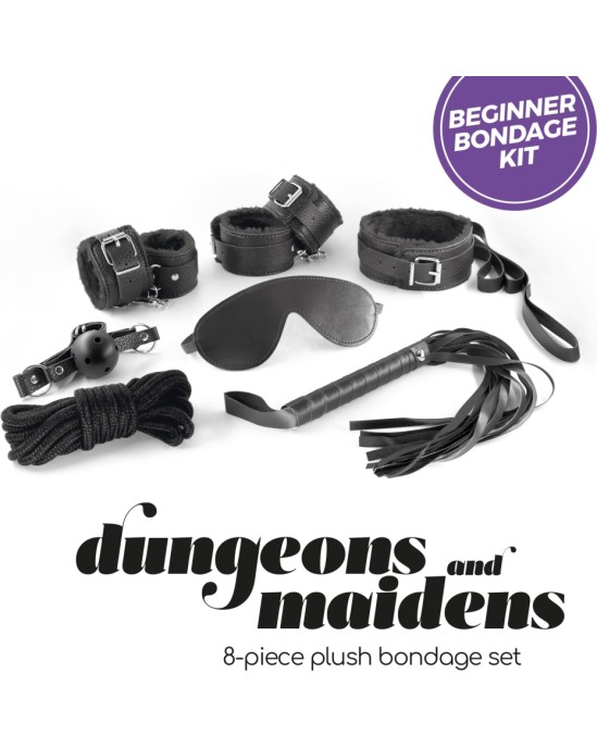 Crushious DUNGEONS & MAIDENS BDSM KIT BLACK