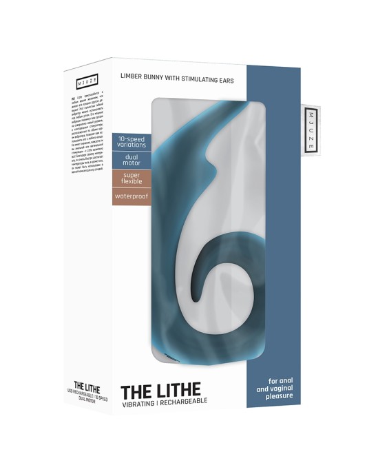 Mjuze THE LITHE RECHARGEABLE VIBRATOR BLUE