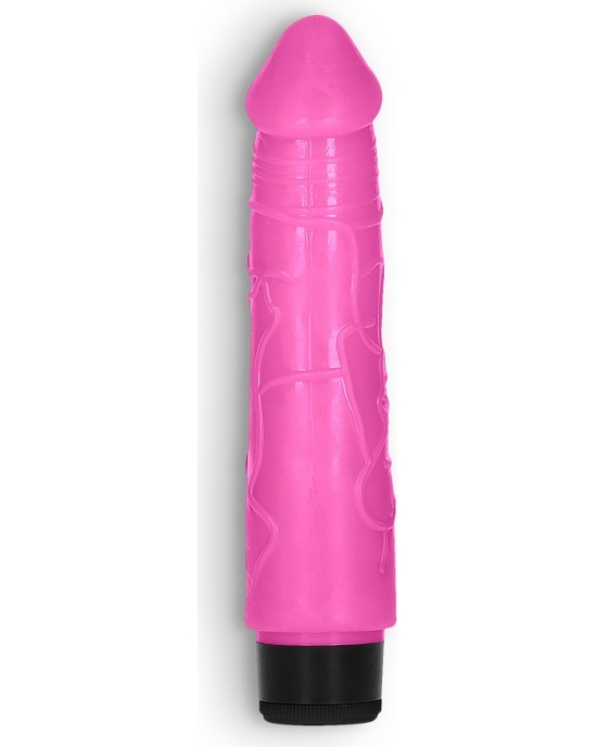 GC 8" THICK REALISTIC DILDO VIBE PINK