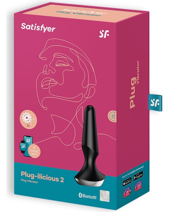 Satisfyer PLUG-ILICIOUS 2 ANAL PLUG BLACK