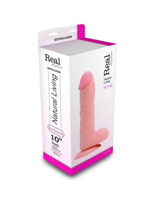 Toyz4Lovers REAL RAPTURE SKY EMOTION REĀLISTS DILDO 10'' BALTS