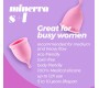 Crushious MINERVA S + L MENSTRUAL CUPS WITH POUCH AND TOY CLEANER 150 ML