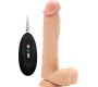 Realrock 9? REALISTIC VIBRATOR WITH TESTICLES WHITE