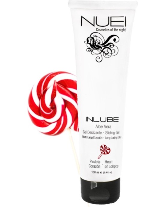 Nuei INLUBE HEART LOLLIPOP ŪDENS BĀZES LUBRIKANTS 100ml