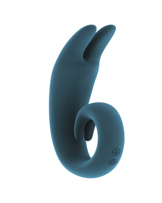 Mjuze THE LITHE RECHARGEABLE VIBRATOR BLUE