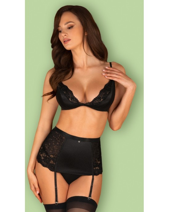 Obsessive CONJUNTO 3-PCS BLANITA PRETO - 40-42 L/XL