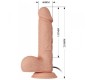 Baile Dildos SKAISTĀ SATIKSME BAHAMUT THUSTING 21,8 CM — MIESA