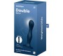 Satisfyer Plugs APMIERINĀTĀJS - DUBULS BALL-R SILIKONA DILDO ZILS