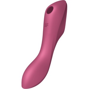 Satisfyer Air Pulse SATISFYER CURVY TRINITY 3 ВОЗДУШНО-ИМПУЛЬСНЫЙ ВИБРАТОР - КРАСНЫЙ
