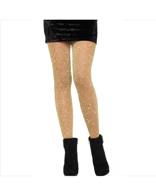 Leg Avenue Hosiery LEG AVENUE - ПРОЗРАЧНЫЕ КОЛГОТКИ ЗОЛОТЫЕ