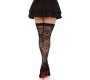 Leg Avenue Hosiery LEG AVENUE - WILD ROSES NET STOCKS BLACK