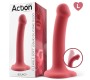 Action Bouncy Liquid Silicone Dildo Hiper Flexible 7.5 - 19 cm Size L Burgundy