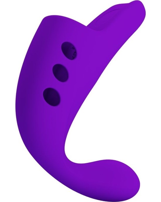 Pretty Love Smart PRETTY LOVE - GORGON PURPLE RECHARGEABLE FINGER VIBRATOR