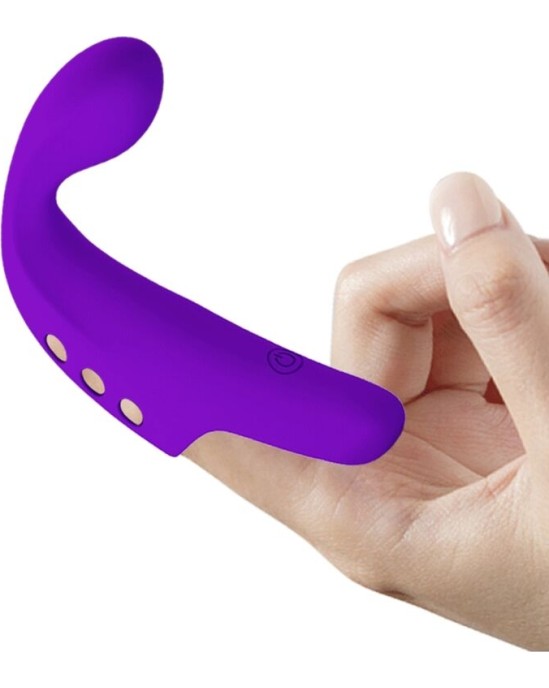 Pretty Love Smart PRETTY LOVE - GORGON PURPLE RECHARGEABLE FINGER VIBRATOR