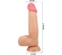 Pretty Love High Grade PRETTY LOVE - BĪDĀMĀS ĀDAS SĒRIJA REĀLISTS DILDO AR BĪDĀMĀM ĀDAS SŪKCUSĒM 21,8 CM