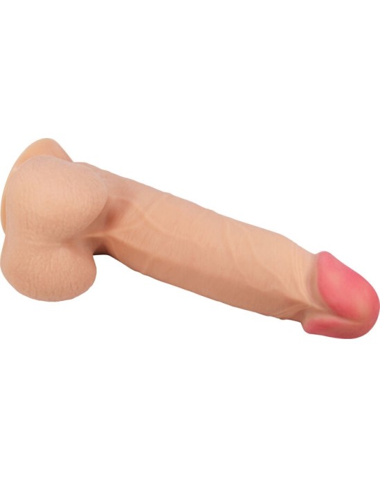 Pretty Love High Grade PRETTY LOVE - BĪDĀMĀS ĀDAS SĒRIJA REĀLISTS DILDO AR BĪDĀMĀM ĀDAS SŪKCUSĒM 21,8 CM