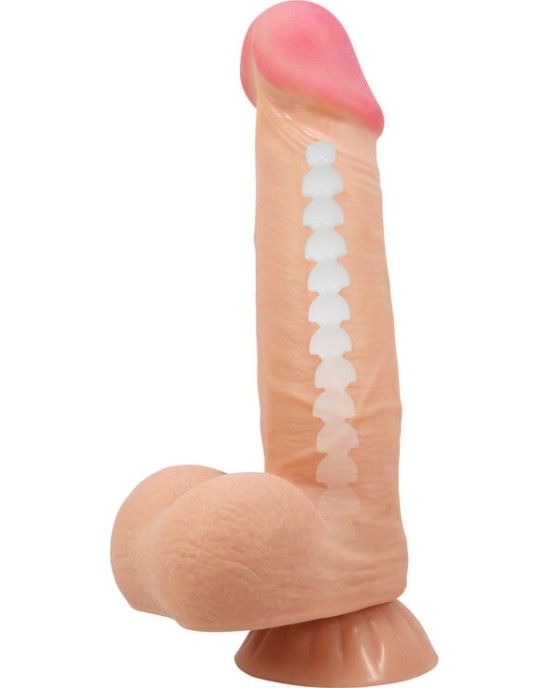 Pretty Love High Grade PRETTY LOVE - BĪDĀMĀS ĀDAS SĒRIJA REĀLISTS DILDO AR BĪDĀMĀM ĀDAS SŪKCUSĒM 21,8 CM