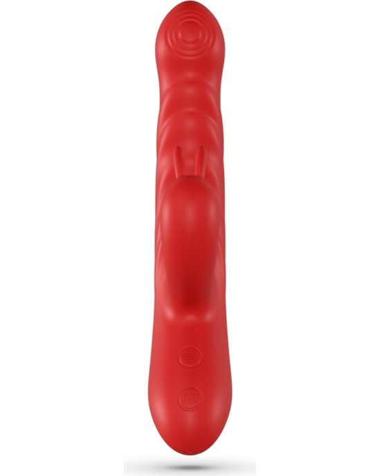 Crushious LAPIN TRUSTING RABIT VIBRATOR RED