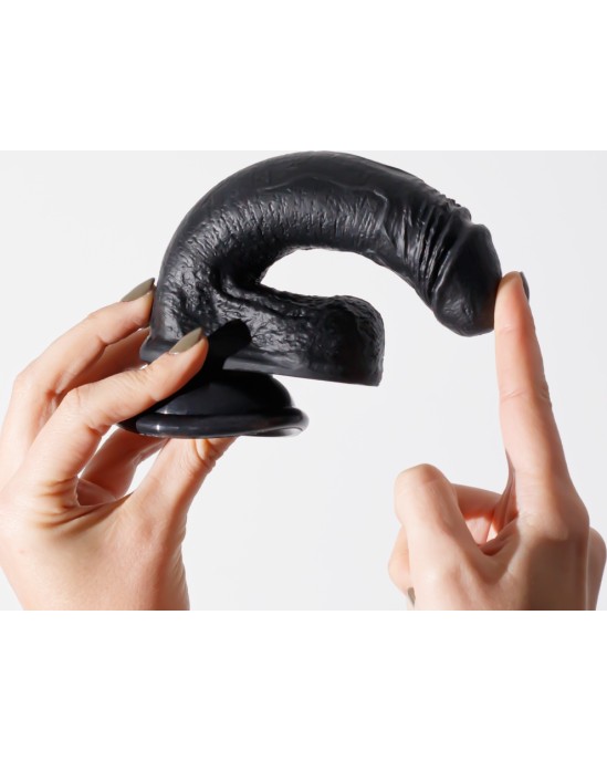 Crushious INVIKTUS 7 LIQUID SILICONE DILDO BLACK