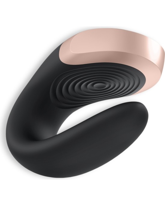 Satisfyer APMIERINĀTĀJS DUBULTĀ MĪLESTĪBA AR APP BLACK