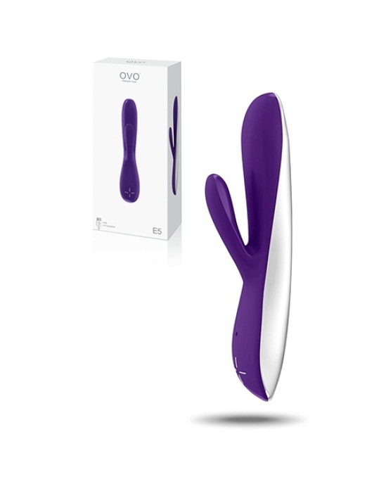 OVO E5 RECHARGEABLE VIBRATOR PURPLE