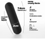 Crushious IMOAN RECHARGEABLE VIBRATING BULLET BLACK