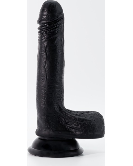 Crushious INVIKTUS 7 ŠĶIDRĀ SILIKONA DILDO BLACK