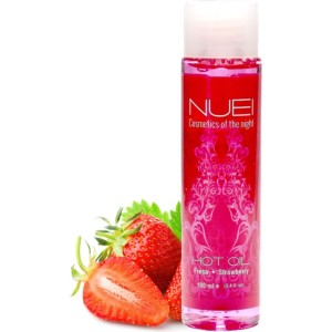 Nuei HOT OIL STRAWBERRY WARMING EFFECT MASSAGE OIL 100ML