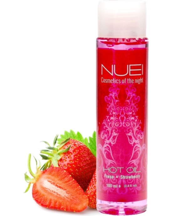 Nuei HOT OIL STRAWBERRY WARMING EFFECT MASSAGE OIL 100ML