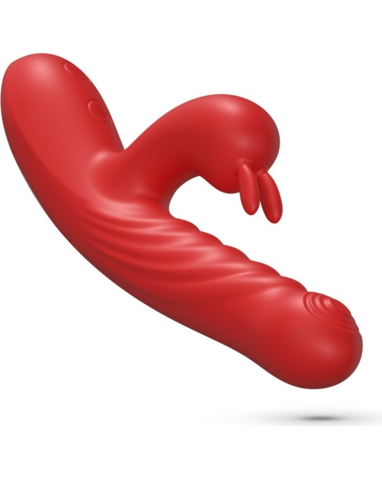 Crushious LAPIN TRUSTING RABIT VIBRATOR RED