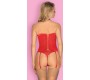 Obsessive CORPETE E TANGA FLAMERIA - 40-42 L/XL