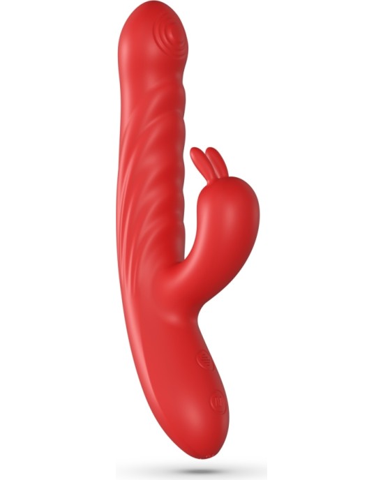 Crushious LAPIN TRUSTING RABIT VIBRATOR RED