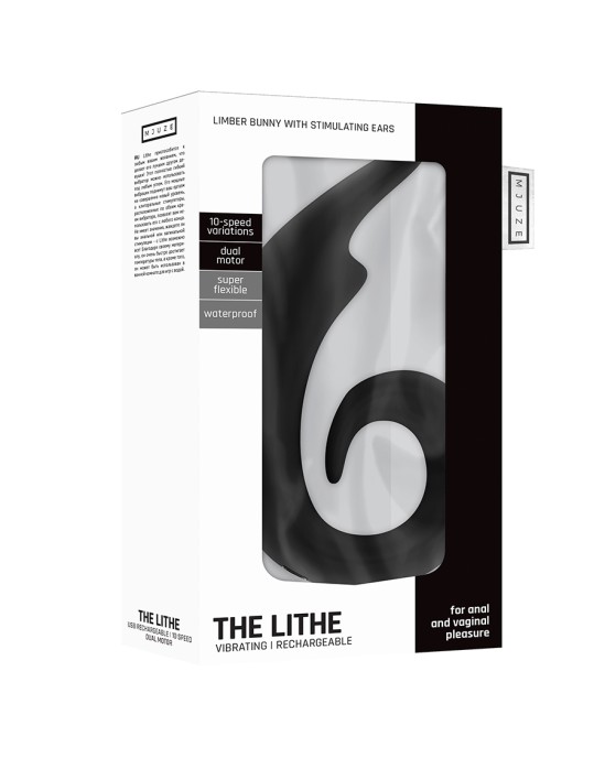 Mjuze THE LITHE RECHARGEABLE VIBRATOR BLACK