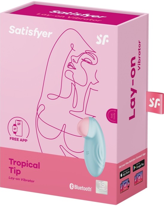 Satisfyer TROPISKS PADOMS SAVIENOTIES LIETOTNES STIMULĀTORS ZILS