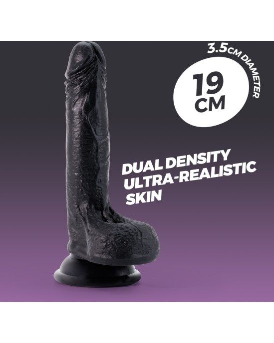 Crushious INVIKTUS 7 LIQUID SILICONE DILDO BLACK