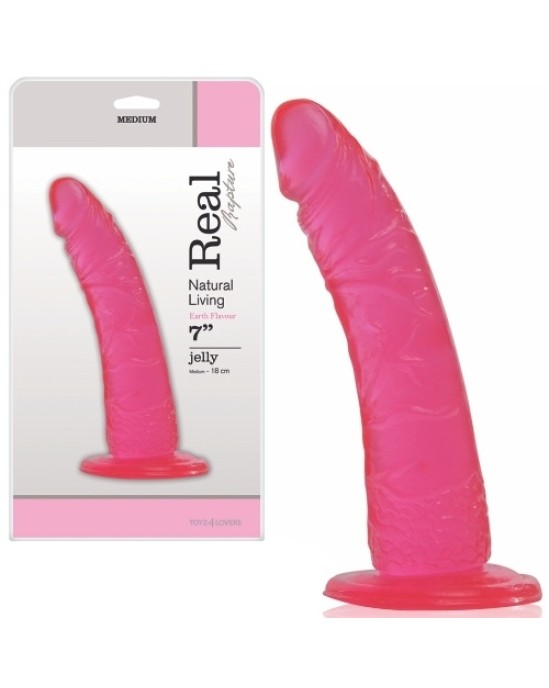 Toyz4Lovers REAL RAPTURE EARTH FLAVOUR DILDO 7'' PINK