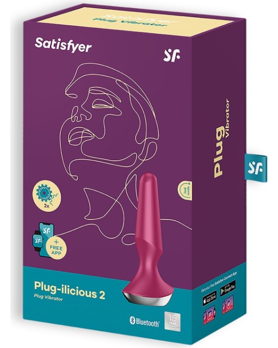 Satisfyer PLUG-ILICIOUS 2 ANAL PLUG PINK