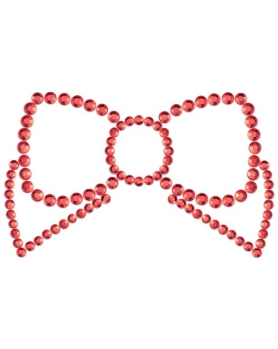 Bijoux Indiscrets MIMI BOW NIPPLE COVERS RED