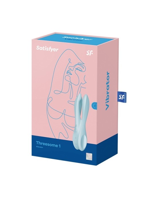 Satisfyer TRĪS 1 VIBRATORS ZILS