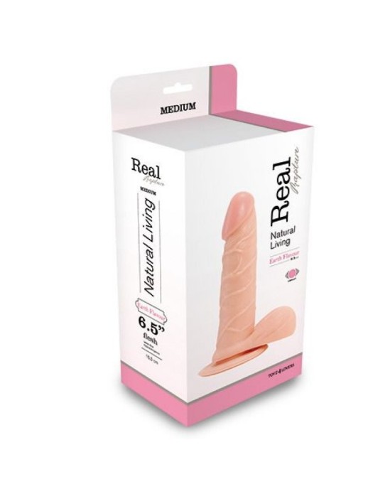 Toyz4Lovers REAL RAPTURE EARTH FLAVOUR REALISTIC VIBRATOR 6.5'' WHITE